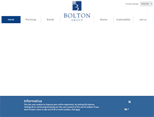 Tablet Screenshot of boltongroup.net